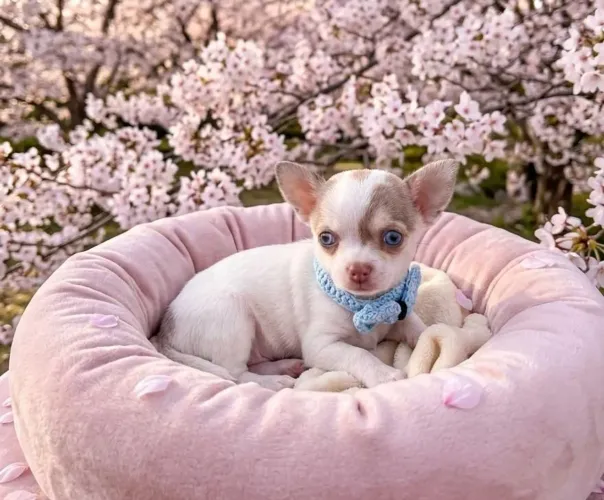 Chihuahua Machinho Lilac Pelo Curto!Perfeição da raça!