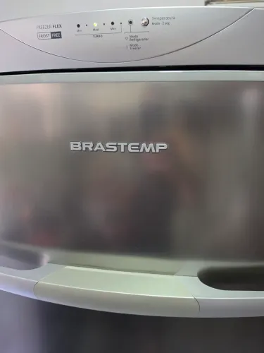 Freezer Brastemp prata frost free 2 modos