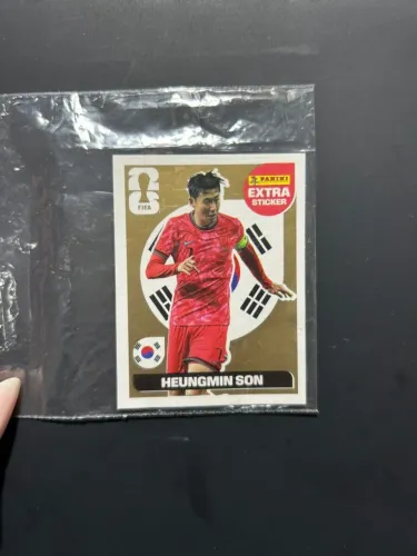 Figurinha Extra Sticker Legend Dourada Ouro Heungmin Son Copa 2026 Panini