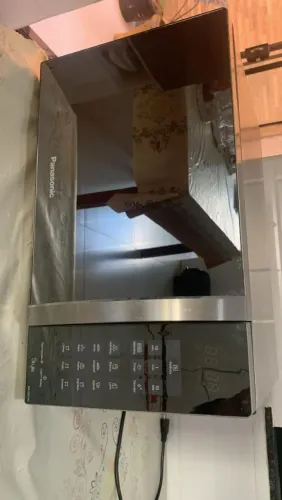 Microondas semi novo espelhado