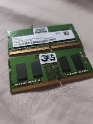 Dois pentes Memória ram DDR4 notebook 4gb