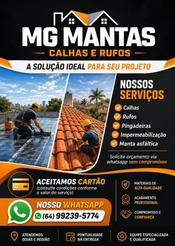 Estruturas, calhas, Rufos e manutenções gerais l.