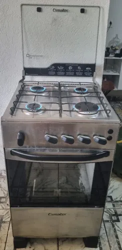 Fogão esmaltec 4 bocas funcionando perfeitamente acendimento elétrico valor $299 reais