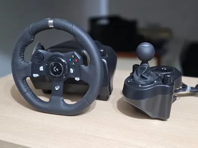 Volante Logitech g920 + Câmbio + suporte