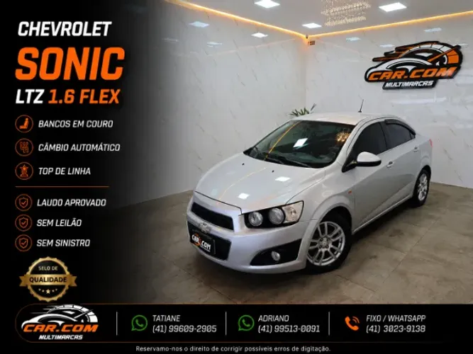 Chevrolet Sonic Sed. LTZ 1.6 16V Flexpower 4P Aut. 2012