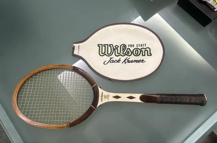 Raquete de tênis vintage Wilson Jack Kramer Pro Staff