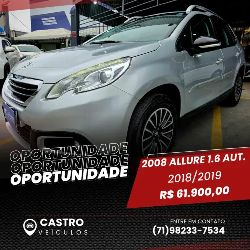 Peugeot 2008 Allure 1.6 Flex 16V 5P Aut. 2019