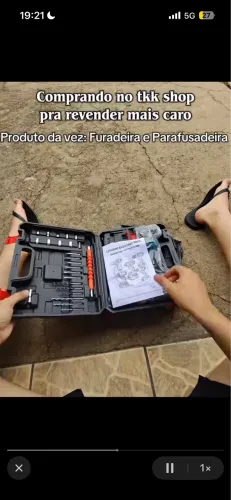 Furadeira multifuncional a bateria de lítio carregavel 12v