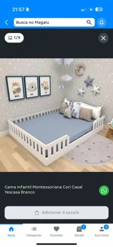 Cama infantil solteirão
