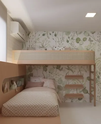 Cama suspensa 