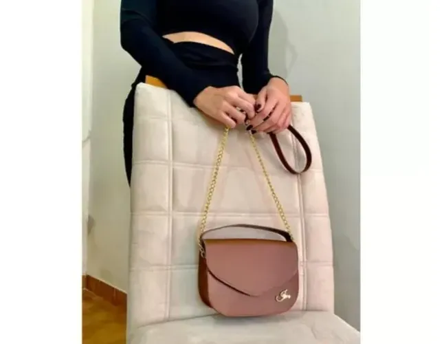 Bolsa Feminina Ella Tiracolo Pequena Marrom