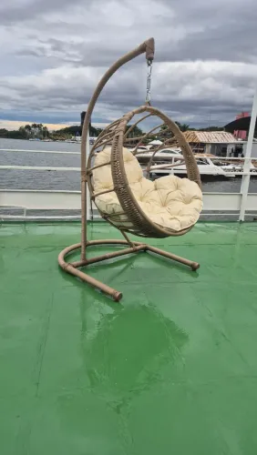BALANÇO NINHO + SUPORTE (CORDA NÁUTICA)