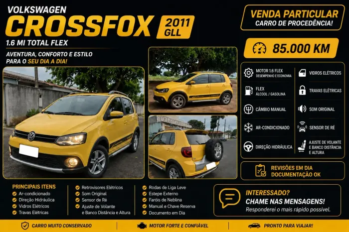 Volkswagen Crossfox 1.6 MI Total Flex 8V 5P 2011