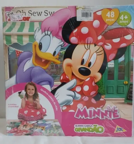 Quebra-Cabeça Grandão Minnie & Margarida "Oh Sew Sweet"