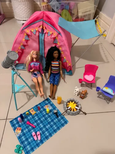 Kit camping da Barbie completo super novo 