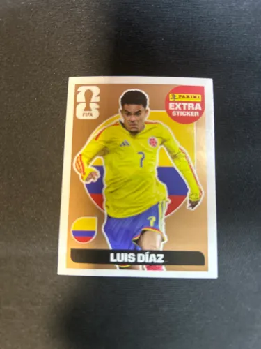 Figurinha Luís Diaz bronze copa 2026