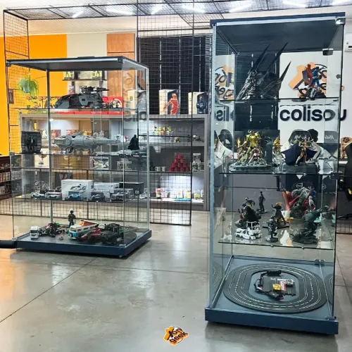 Virtine 3D de Vidro | Excelente para Colecionáveis | Exposição de Itens | Para RETIRADA