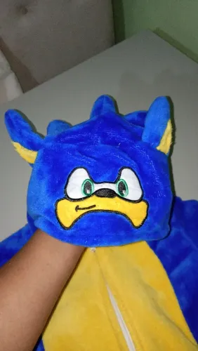 Macacão Sonic 5 anos