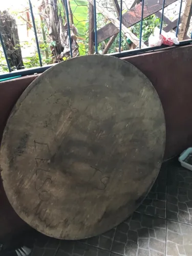 tampo de mesa redondo