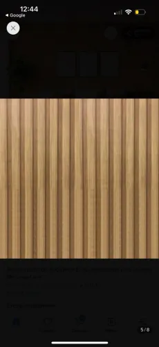 Papel de parede- estilo madeira ripada