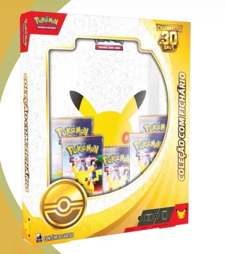 BOX FICHÁRIO - POKÉMON 30 ANOS