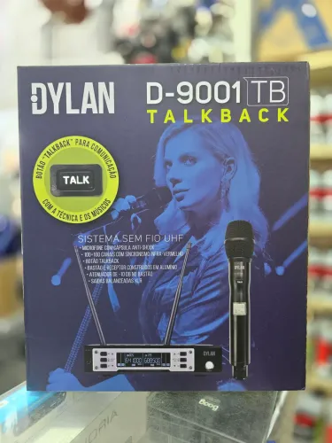 MICROFONE DYLAN TALK BACK D 9001 TB