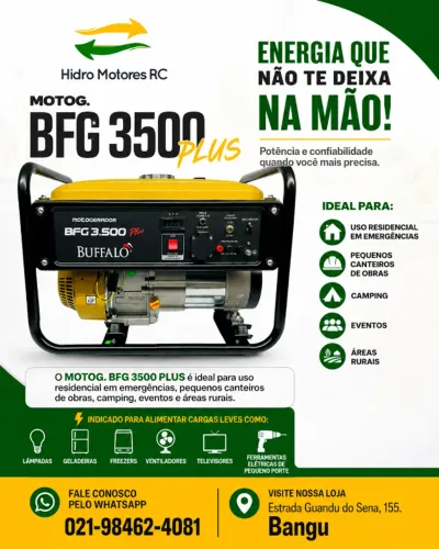 Gerador BFG 3500 PLUS