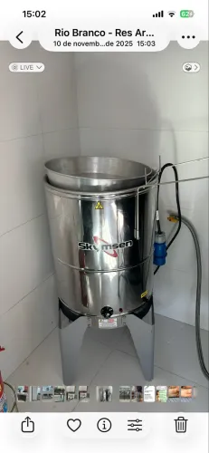 Fritadeira água e óleo 40 litros