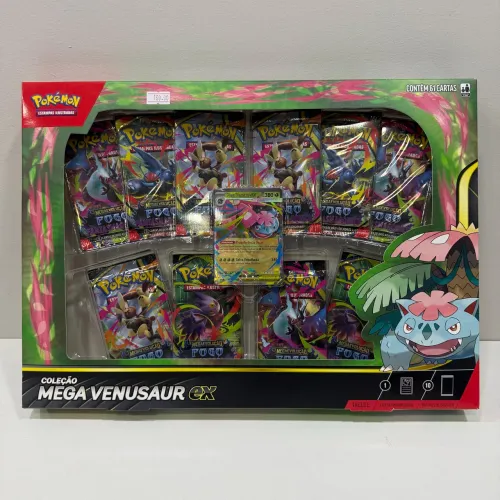 Coleção Mega Venusaur EX Pokémon TCG - FFSTOREGAMES