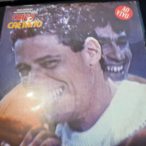 Vinil Chico e Caetano ao vivo 1986