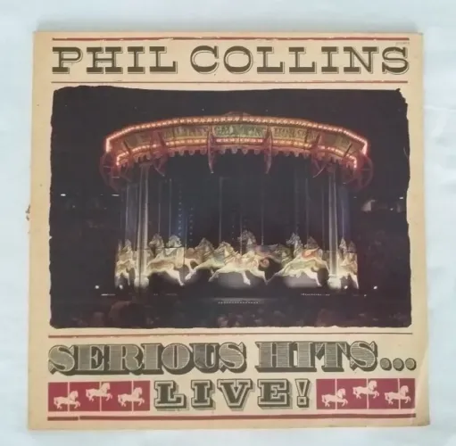 PHIL COLLINS SERIOUS HITS LIVE  LP VINIL ÁLBUM DUPLO