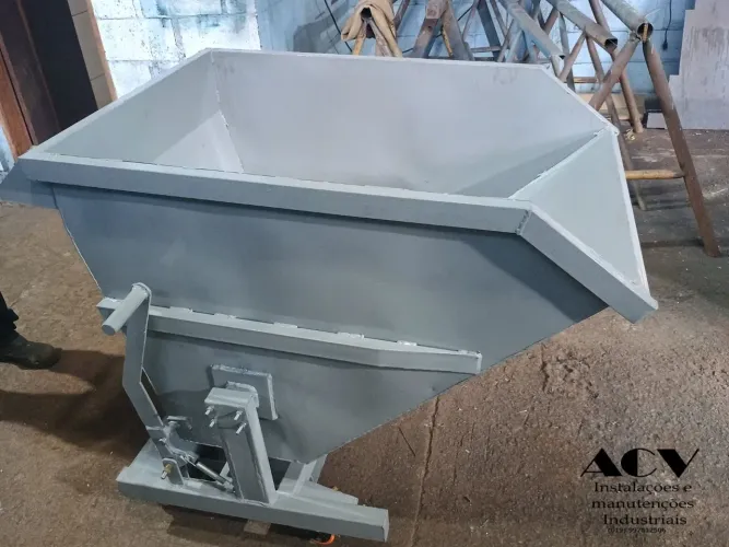 Caçamba basculante 600 lts