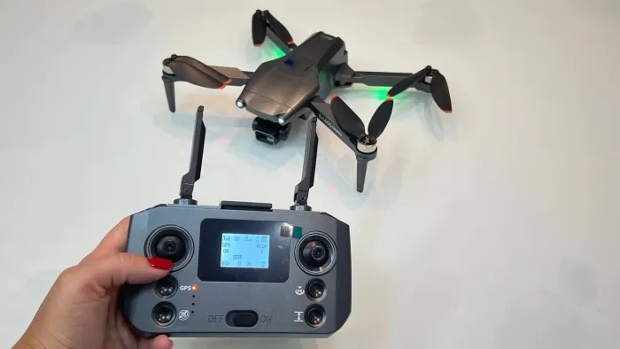 Drone L600 pro Max semi profissional gimbal 3 eixos GPS - voa até 5km - 5g wifi