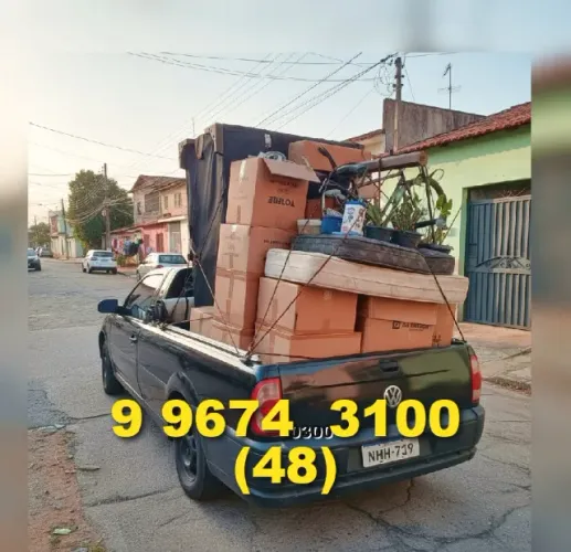 Frete Rápido Barato em Itacorubi*Trindade*Pantanal*Centro e Córrego Grande (48) 9.9674.310