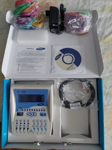 Eletroestimulador NKL EL-608 (8 canais) - Novo na caixa/sem uso