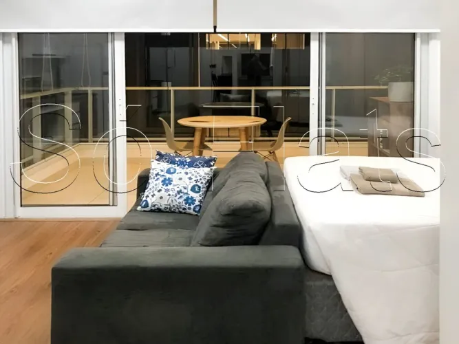 Studio Mobiliado para Alugar nos Jardins com Vaga e Lazer Completo em São Paulo