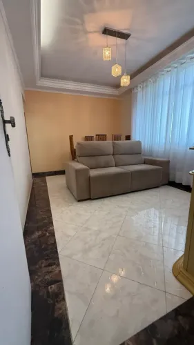Apartamento mobiliado 96m2- 2 dormitórios - Grande - Santos - SP