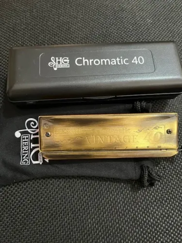 Gaita Cromática Vintage 40 Hering 1040 C-DÓ