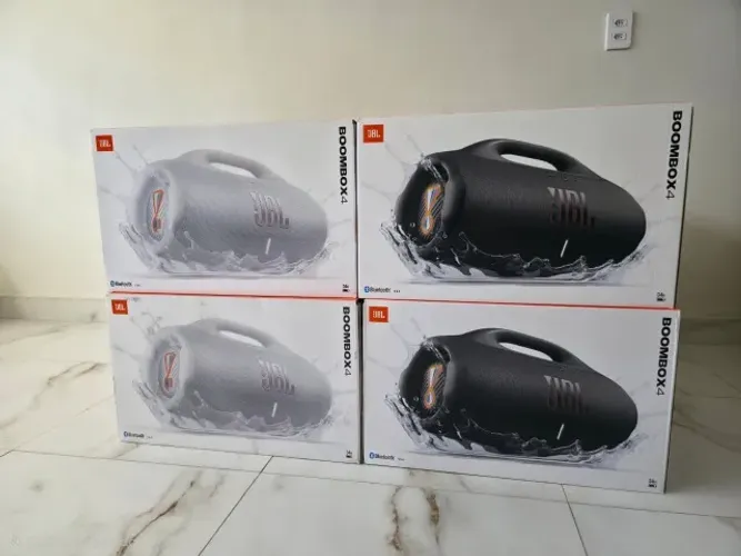 Caixa de Som JBL Boombox 4 Bluetooth - Lacrado, Nota Fiscal e Garantia JBL
