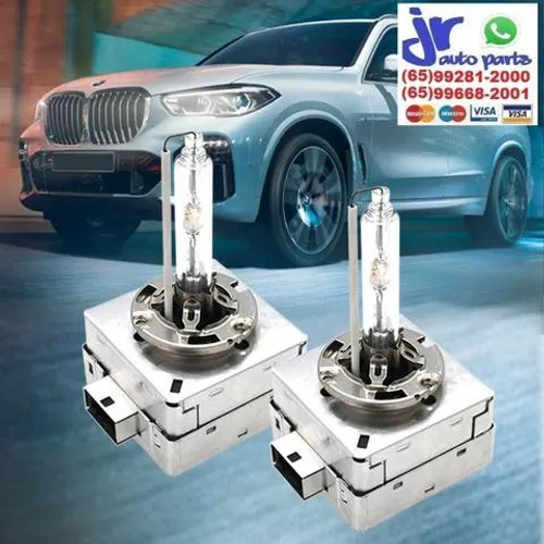 Par Lâmpada Automotiva Xênon D3S PK32d-5 Luz Branca 5500K 35W 12V Reposição