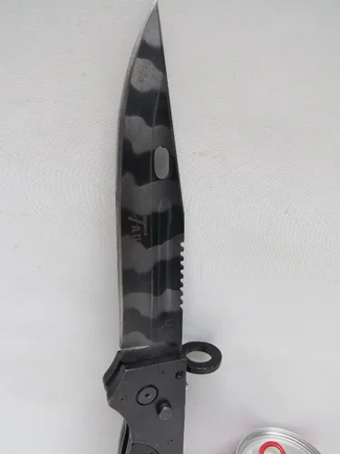 canivete automatico faca balioneta militar brasil