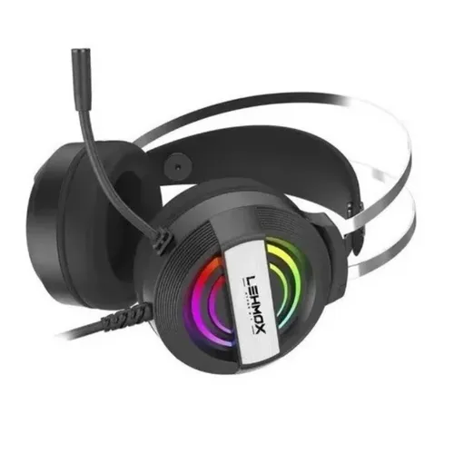 Fone Headset Gamer Led Rgb Pc Notebook Ps4 Xbox Lehmox Gt-f5