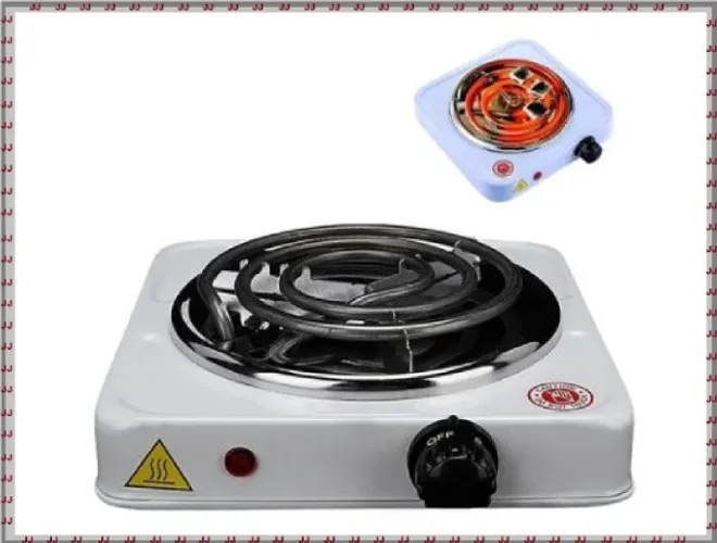 Fogão Elétrico 110 volts 1 Boca e 1000 watss - Portátil