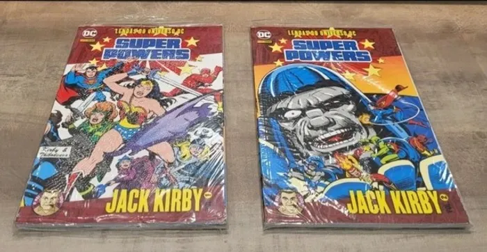 Hqs Super Powers Jack Kirby vol. 1 e 2 (lacrados)