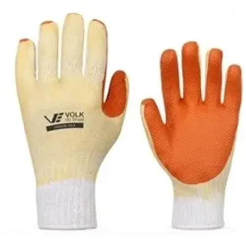 Luva Orange Palma Borracha Vulcanizada Volk