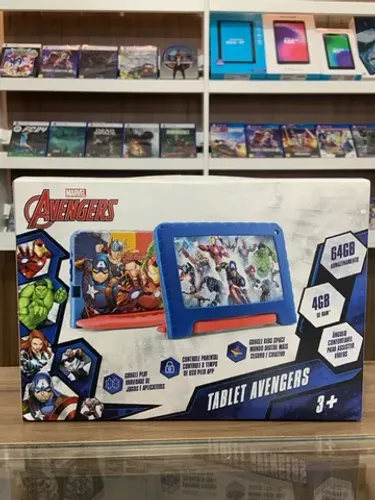 Tablet Multilaser Avengers Com Capa Protetora 64gb Novo Loja Fisica