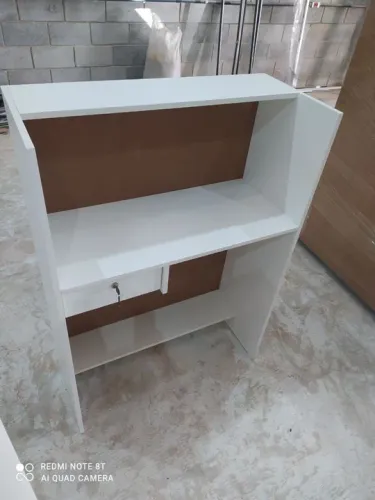 BALCÃO RECEPÇÃO CAIXA MDF - NOVO