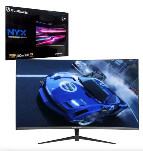 Monitor Gamer 27? Curvo Preto FullHD 100HZ 1MS NYX Promoção