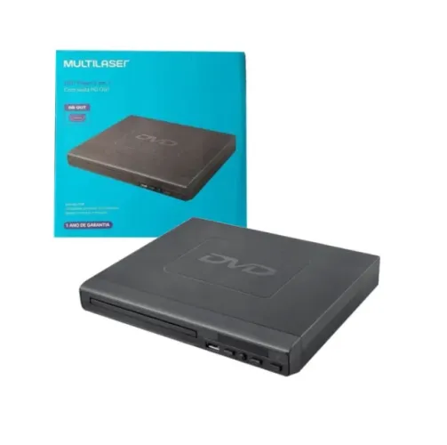 DVD PLAYER COM SAIDA HDMI MULTILASER SP394 PRETO