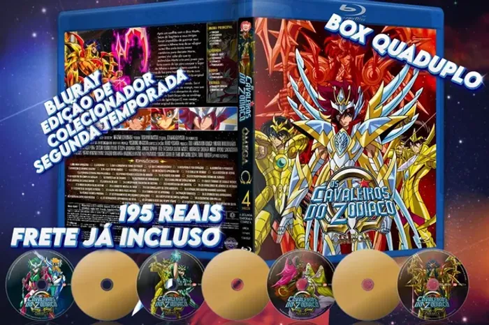 CAVALEIROS DO ZODÍACO OMEGA BLU-RAY